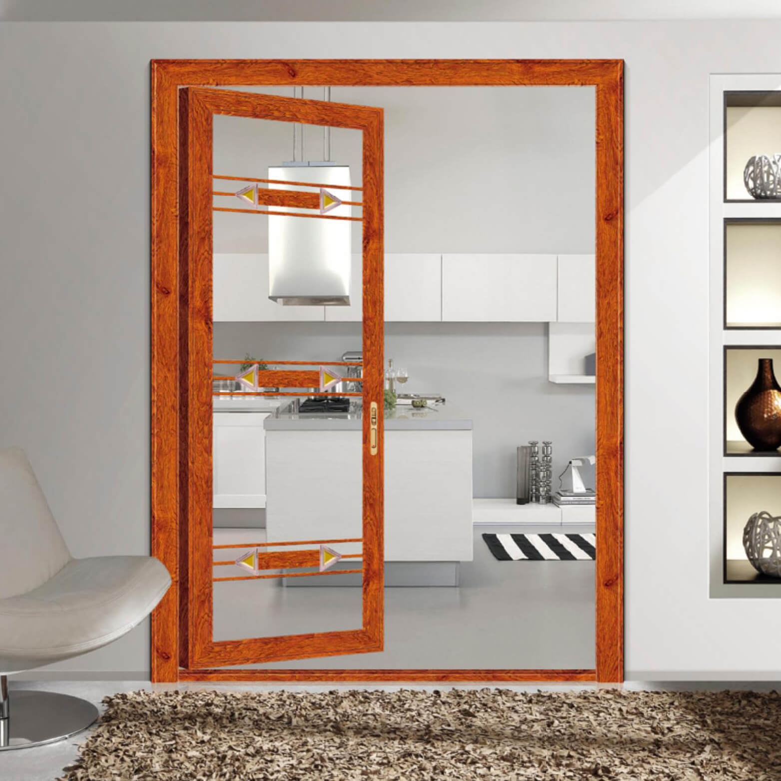PT Door Series - OS-19145 - Golden Oak